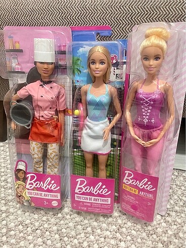 Barbie kariyer bebekleri