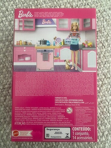 Barbie Barbie ev dekorasyon oyun seti