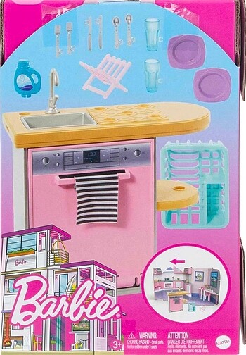  Beden Barbie ev dekorasyon oyun seti