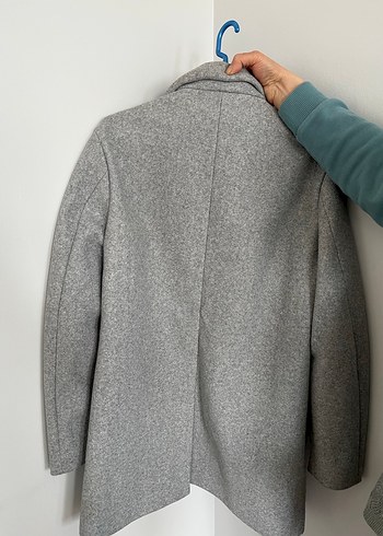 Gri Erkek Kaban - Görsel 4