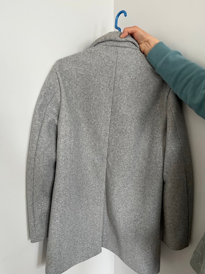 Gri Erkek Kaban - Görsel 4