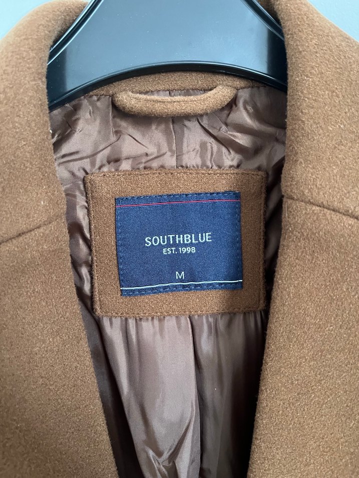 Düğmeli Kahverengi Süet Erkek Kaban - Görsel 3