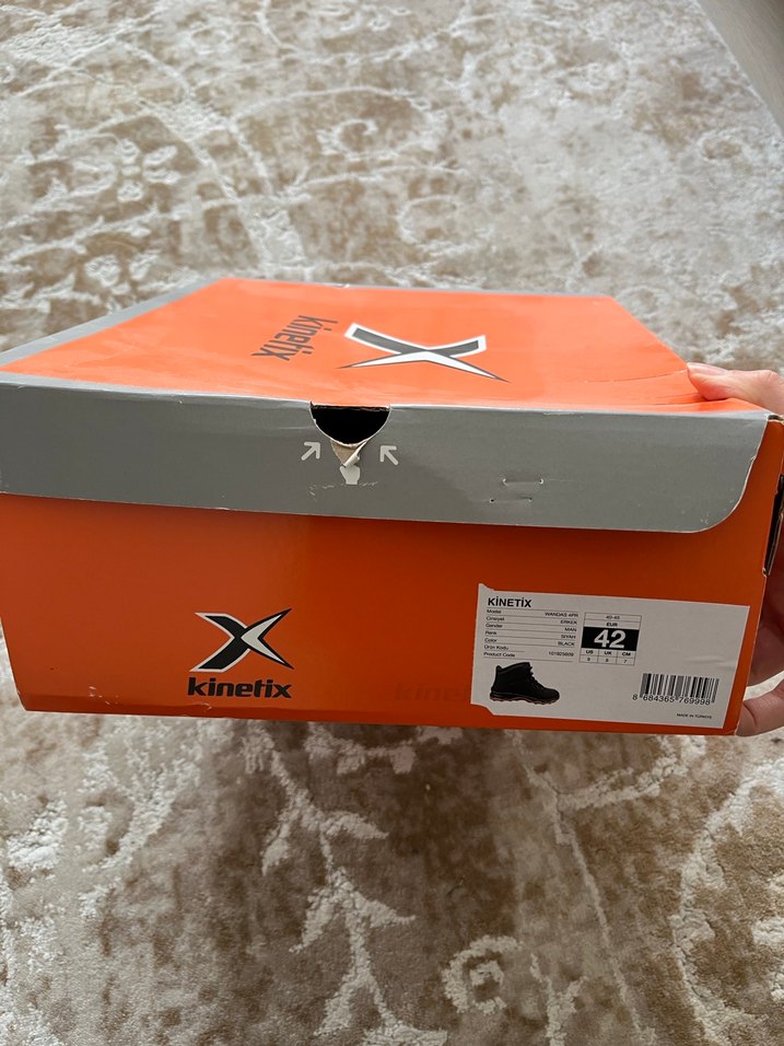 Siyah Gri Bağcıklı Erkek Outdoor Bot - Görsel 4