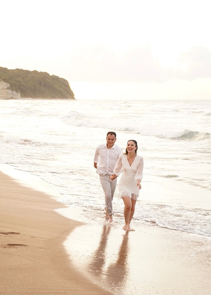 Beyaz çekim elbisesi - Görsel 3