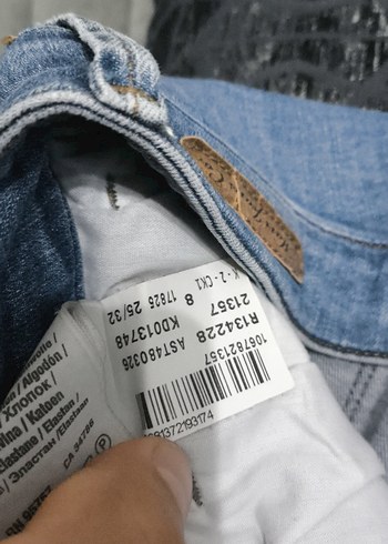 Kadın Gri Denim Midi Boy Kot Pantolon - Görsel 3