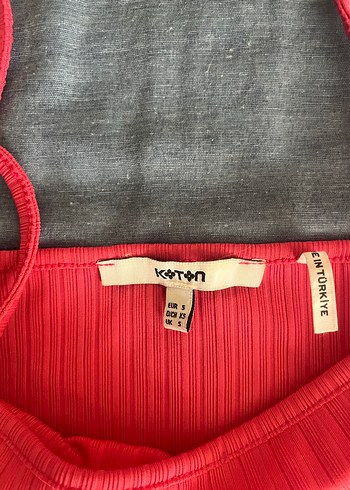 Koton Pembe Mini Straplez Bustiyer
