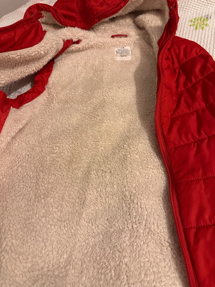 Kırmızı Parlak Kadın Şişme Yelek Fermuarlı - Görsel 2