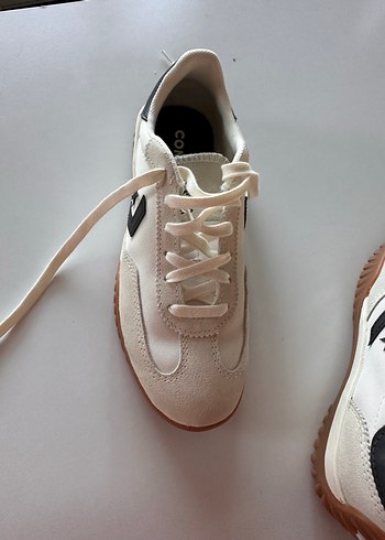 Beyaz Kadın Spor Ayakkabı Wedge Topuklu