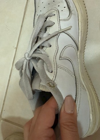 38 Beden beyaz Renk Beyaz Bağcıklı Kadın Spor Ayakkabı nike