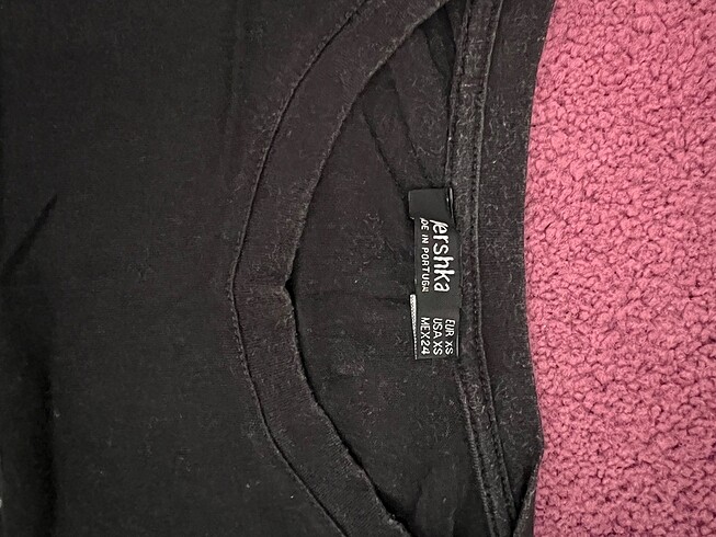 xs Beden BERSHKA Siyah tişört