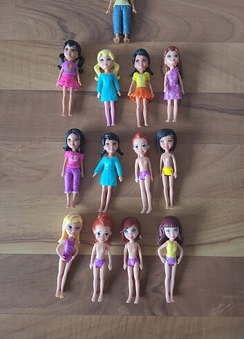  Beden Renk Polly Pocket bebek