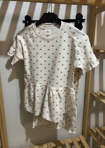 Kız Çocuk Desenli Fırfırlı Talt üst takım - Görsel 5