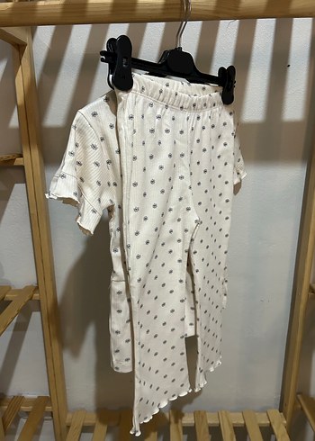 Kız Çocuk Desenli Fırfırlı Talt üst takım - Görsel 4