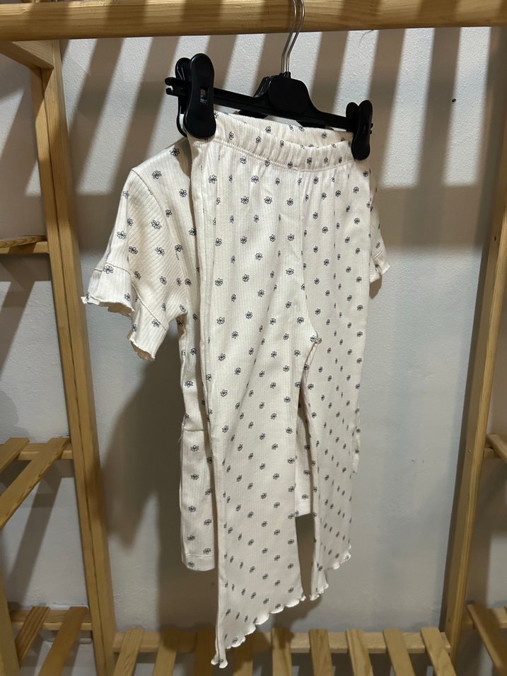 Kız Çocuk Desenli Fırfırlı Talt üst takım - Görsel 4