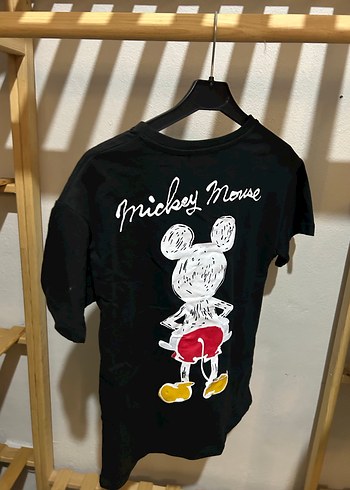 Çocuk Siyah Baskılı Kısa Kollu Tişört - Görsel 4