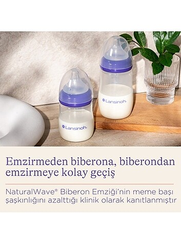 Beden beyaz Renk Lansinoh cam biberon