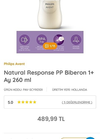 Philips Philips avent biberon