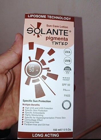 Solante pigmenta