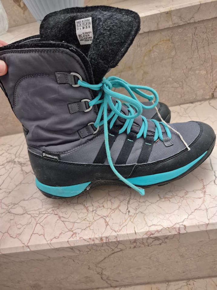 adidas Turkuaz Bağcıklı unısex Sokak Stili Bot - Görsel 4