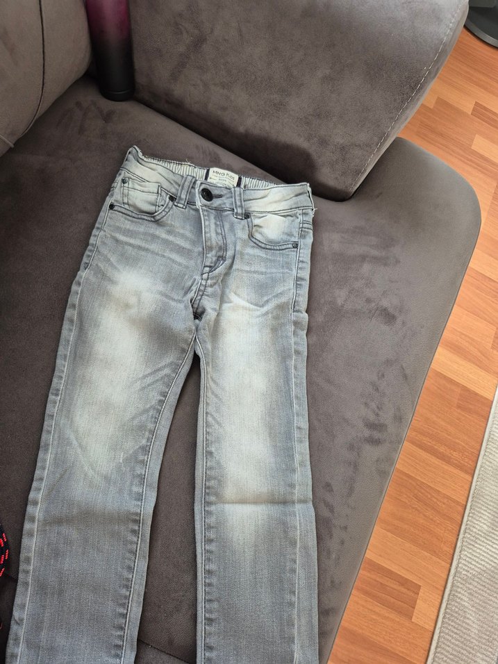 Gri Erkek Çocuk Kot Pantolon - Görsel 4