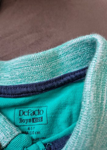 Erkek Çocuk Pamuklu Kısa Kollu Polo Tişört - Görsel 3