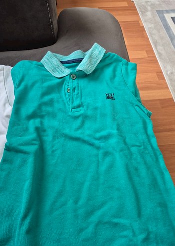 Erkek Çocuk Pamuklu Kısa Kollu Polo Tişört - Görsel 4