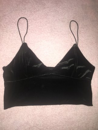 Kadife croptop 
