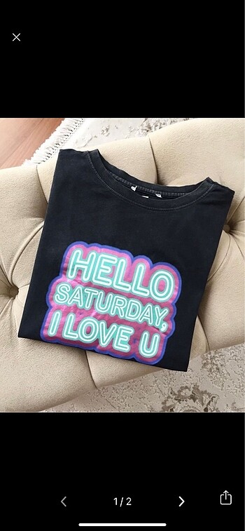 Neon baskı tshirt