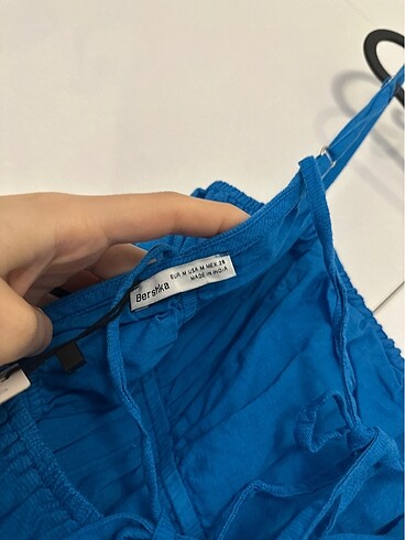 m Beden mavi Renk BERSHKA elbise