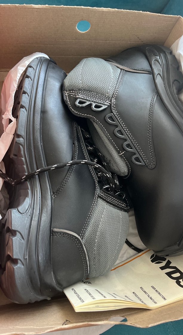 Gri Deri Erkek Biker Bot - Görsel 2