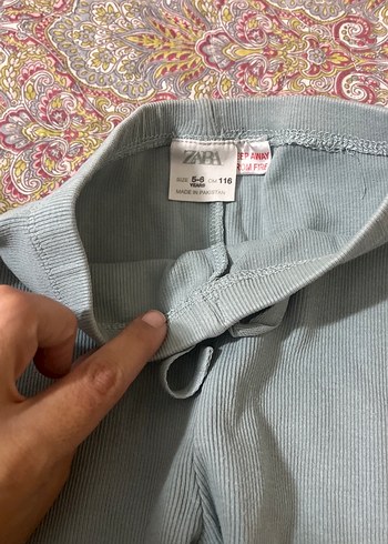 Gri Pamuklu Kız Tayt - Görsel 3