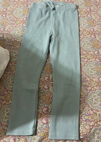 Gri Pamuklu Kız Tayt - Görsel 2