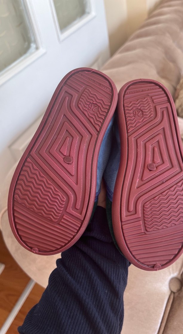 Erkek Çocuk Renkli Baskılı Sıcak Terlik - Görsel 3