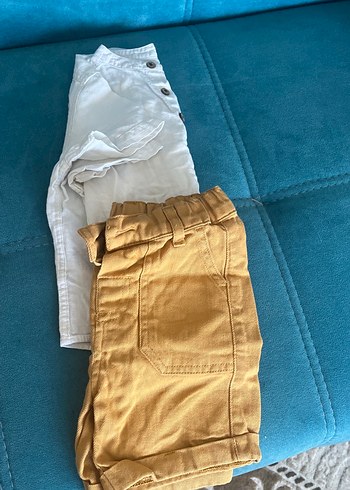 Gri Erkek Çocuk Keten Rahat Kesim Pantolon - Görsel 2