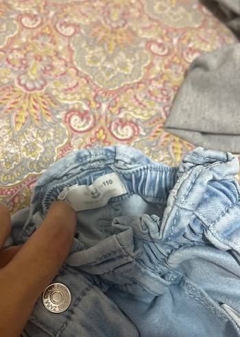 Kemerli Gri Kız Tayt - Görsel 4