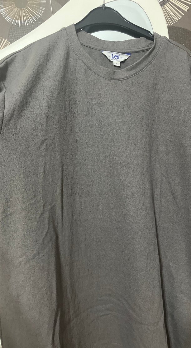 Gri Kısa Kollu Rahat Kesim Erkek Tişört - Görsel 3