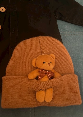 Düğmeli Kahverengi Çocuk Ceket - Görsel 4