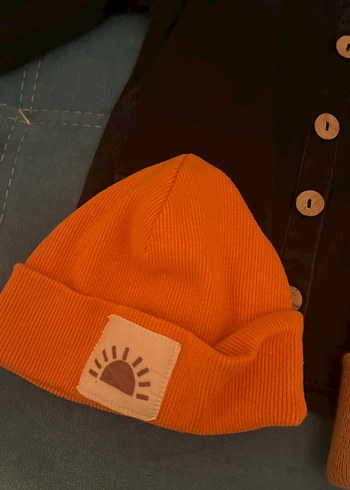 Düğmeli Kahverengi Çocuk Ceket - Görsel 5