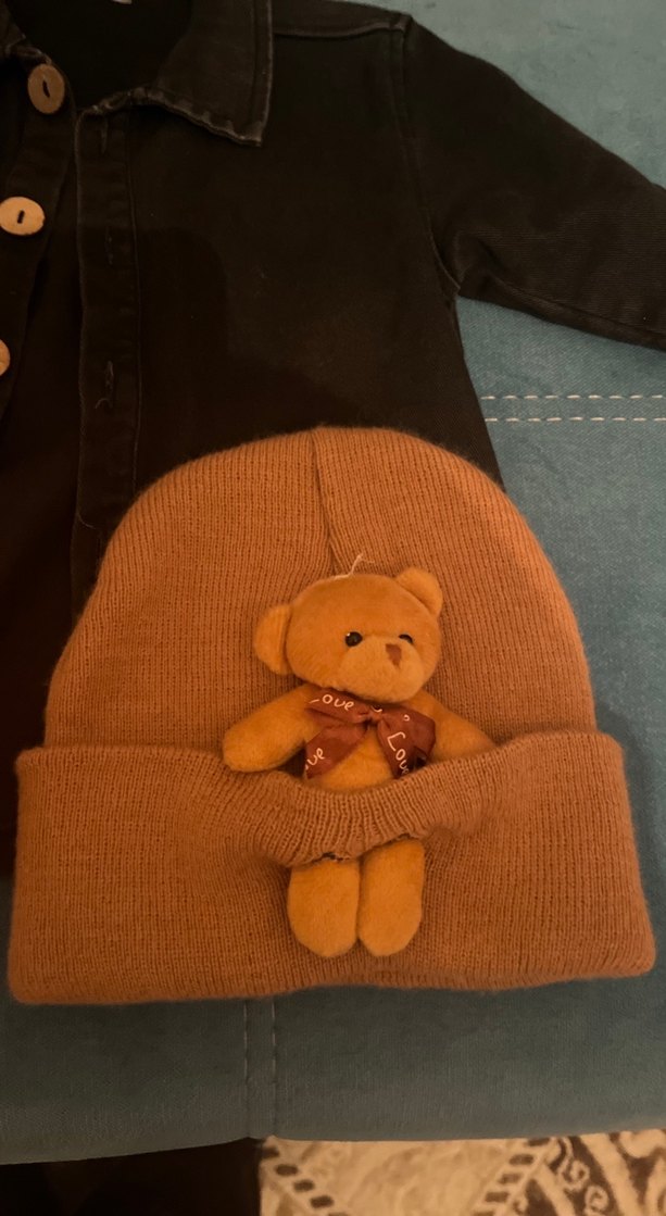 Düğmeli Kahverengi Çocuk Ceket - Görsel 4