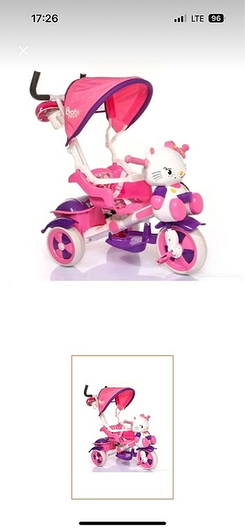 Babyhope 135 Kety Kontrollü 3 Tekerlekli Bisiklet