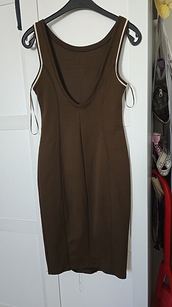 Zara likrali elbise  - Görsel 5