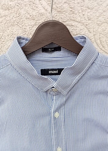 Mavi çizgili gömlek  - Görsel 2