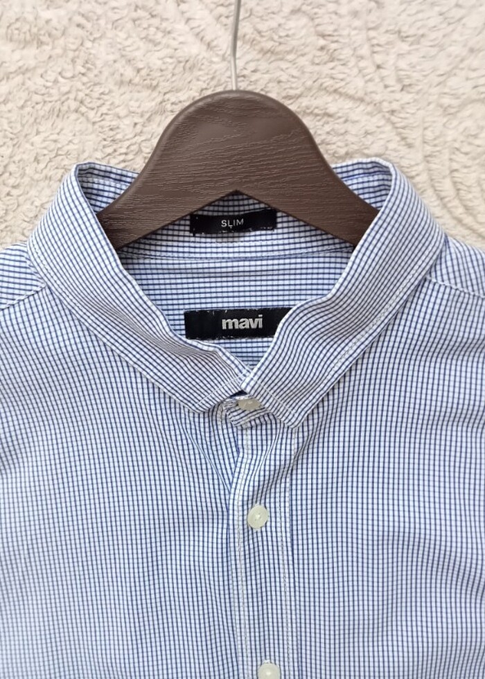 Mavi çizgili gömlek  - Görsel 2