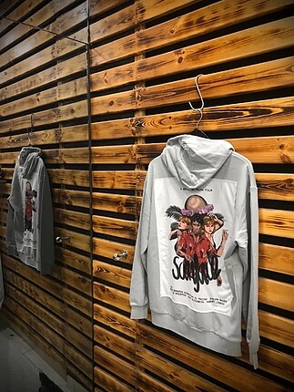 Oversize kapüşonlu sweatshirt