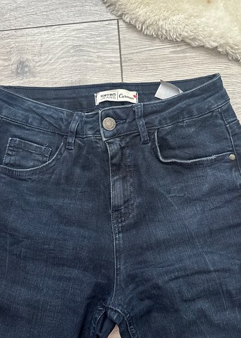 s Beden siyah Renk Kadın Denim Jean