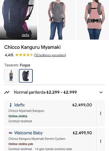 Chicco kanguru myamaki