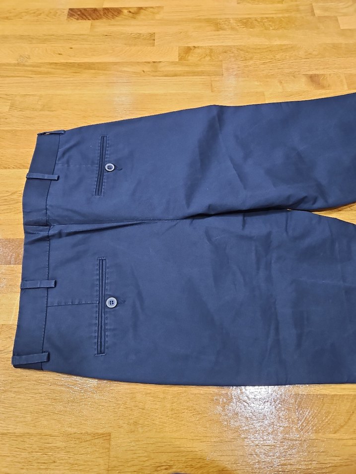 lacivert Kemerli Erkek  Pantolonu - Görsel 5