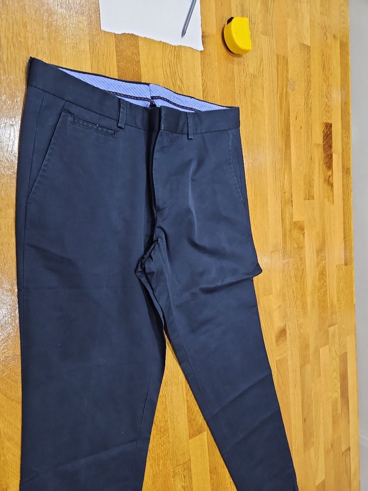 lacivert Kemerli Erkek  Pantolonu - Görsel 4