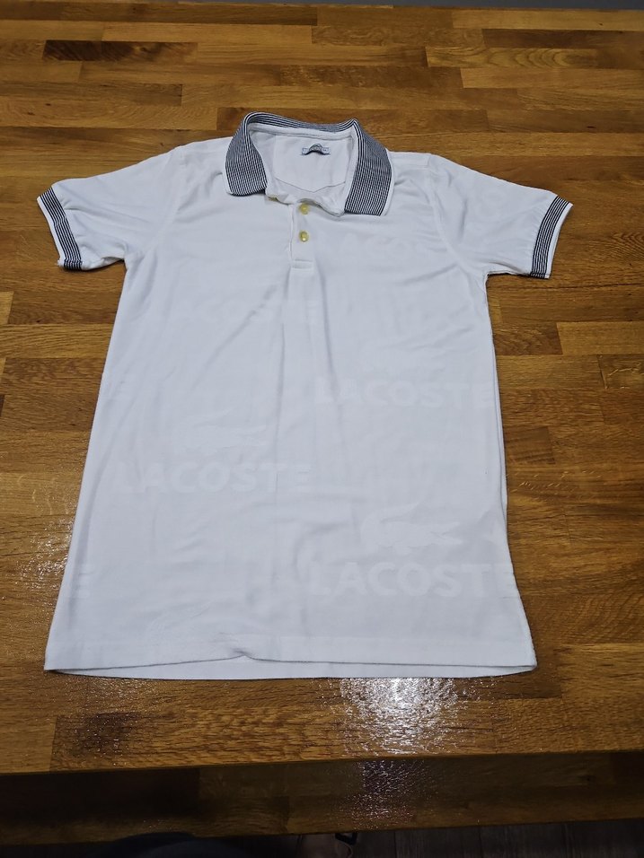 Erkek Beyaz Polo Yaka Tişört - Görsel 4