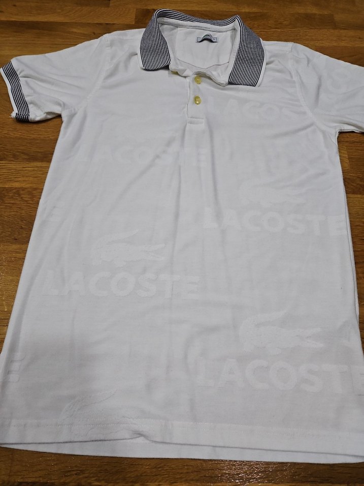 Erkek Beyaz Polo Yaka Tişört - Görsel 3